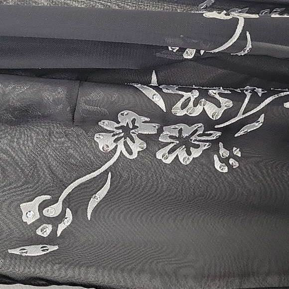 Dana Kay Sheer Komno Style Coverlet SZ 14W - Picture 2 of 7